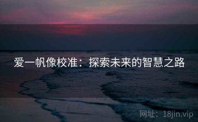 爱一帆像校准：探索未来的智慧之路