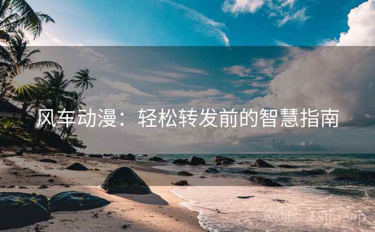 风车动漫：轻松转发前的智慧指南