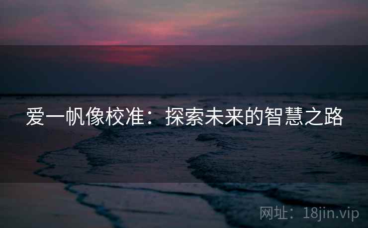 爱一帆像校准：探索未来的智慧之路